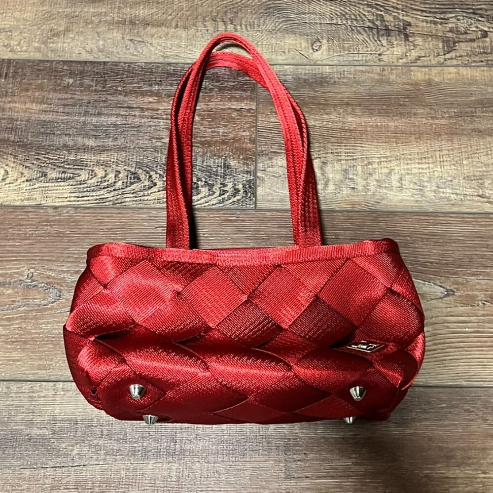 Maggie Bags Red Seatbelt Purse - Picture 2 of 4